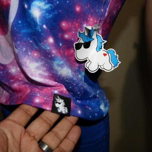 IHEART RAVES TOP NWT SZ. M/L - Picture 2 of 11